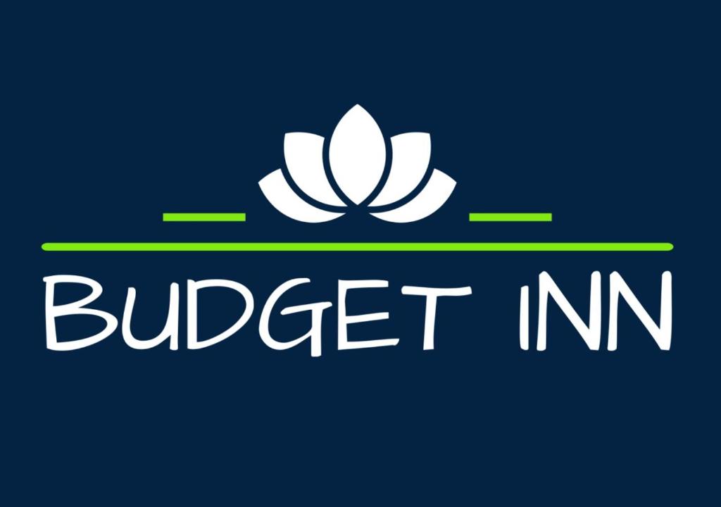 un logotipo para una empresa de biotecnología con una flor de loto en Budget Inn of Lodi, en Lodi