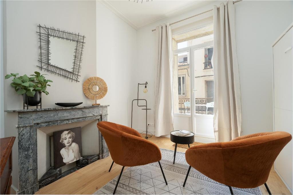 Posedenie v ubytovaní Appartement Haussmannien à Sète