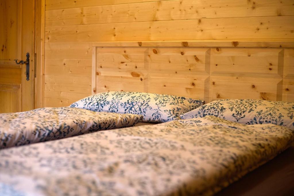 Postel nebo postele na pokoji v ubytování Siegel Almhütte