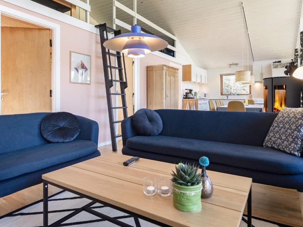 Posezení v ubytování Holiday home Skals VI