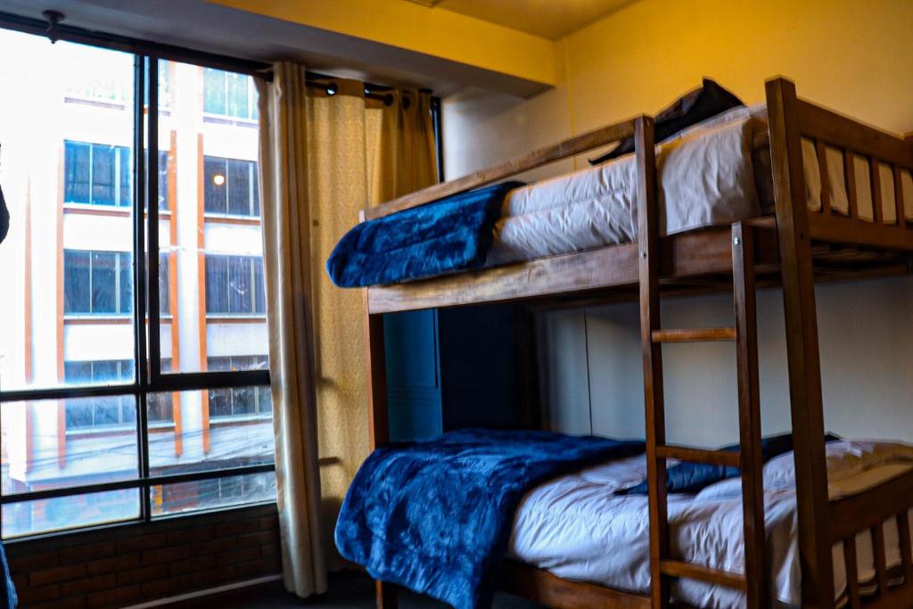 Lobo Hostel La Pazにあるベッド