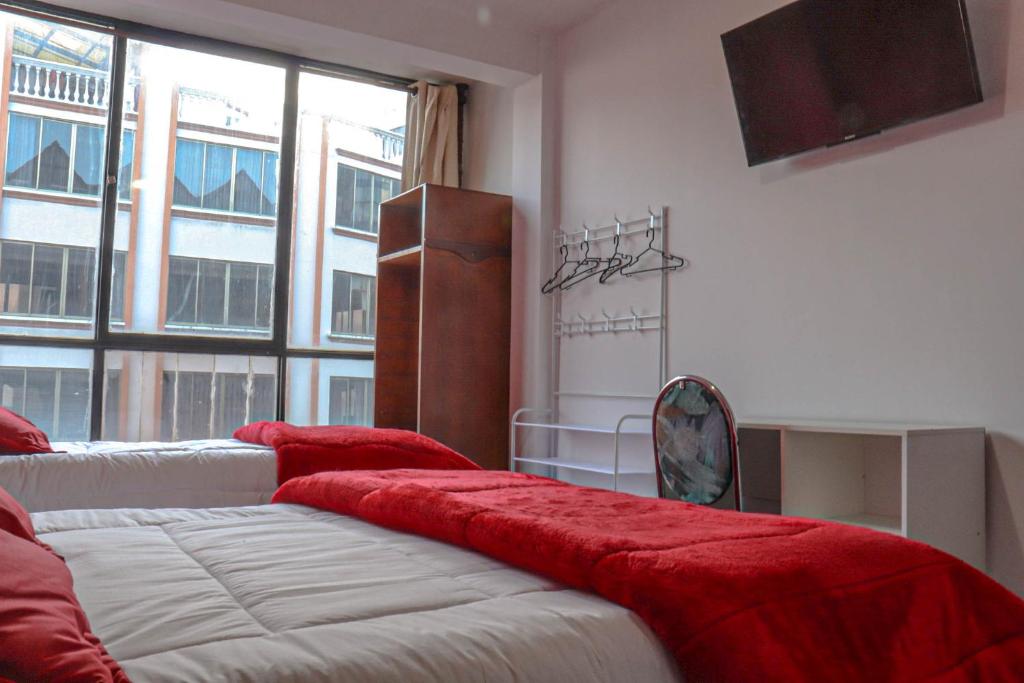 Lobo Hostel La Pazにあるベッド
