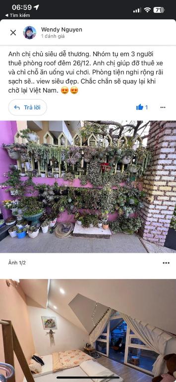 Bố cục Selena Dalat Homestay