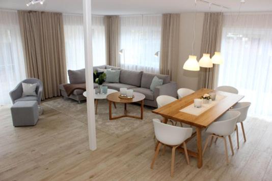 Posezení v ubytování Strandvilla Birkenallee Haus Meerzeit