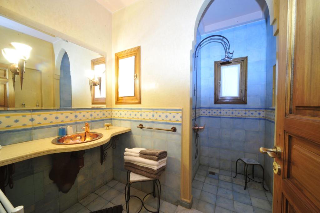 Koupelna v ubytování MAROC LODGE Atlas Mountain Retreat