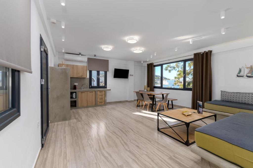 Kuchyň nebo kuchyňský kout v ubytování Christianna & George Luxury Hot Tub Apartment