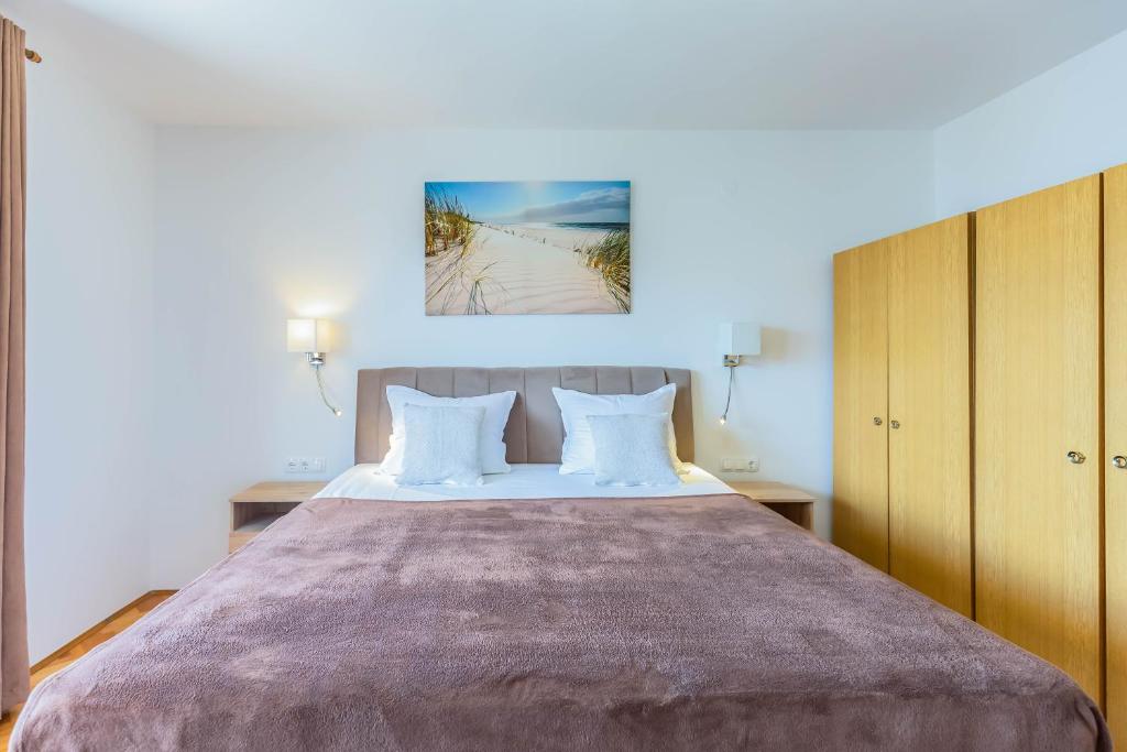 Posteľ alebo postele v izbe v ubytovaní Beach Apartments Croatia