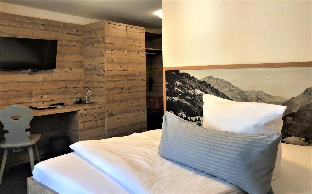 TV a/nebo společenská místnost v ubytování Sonnenbichl Hotel am Rotfischbach