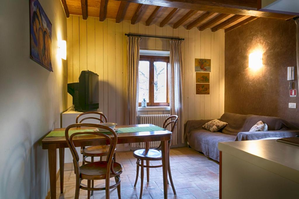 Posezení v ubytování Borghetto Poggio Bianco