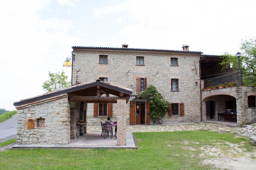 Budova, kde se bed and breakfast nachází