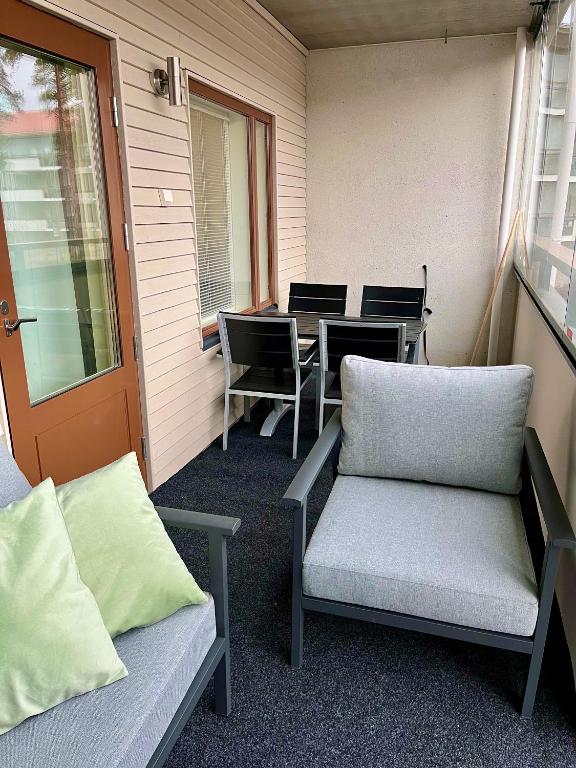 Posezení v ubytování Premium Chalet 4212 Green