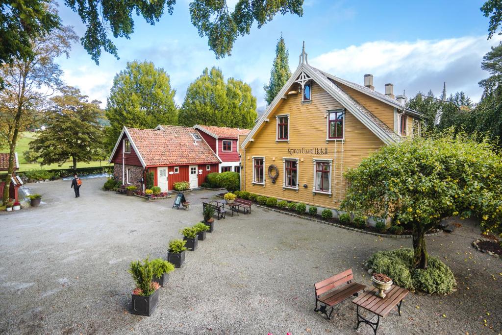 Zahrada ubytování Kronen Gaard Hotel