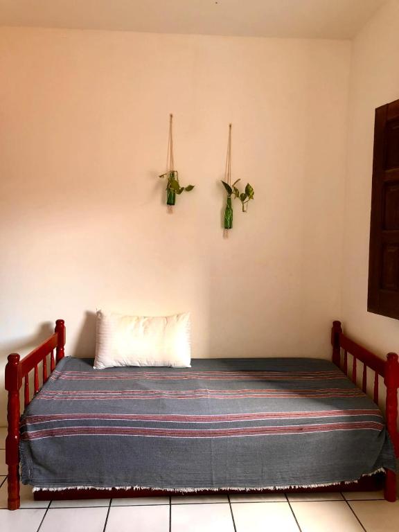 Postel nebo postele na pokoji v ubytování Pousada Caracola