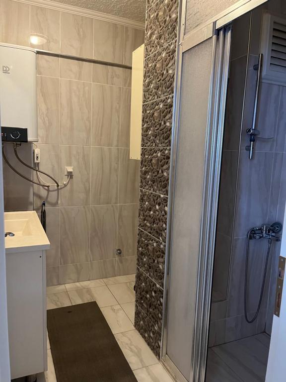 Koupelna v ubytování Grand Teoshan Otel ve Tatil Evleri