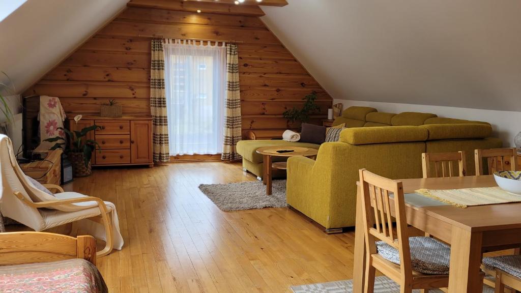 Posezení v ubytování Apartmány Anička vo Važci
