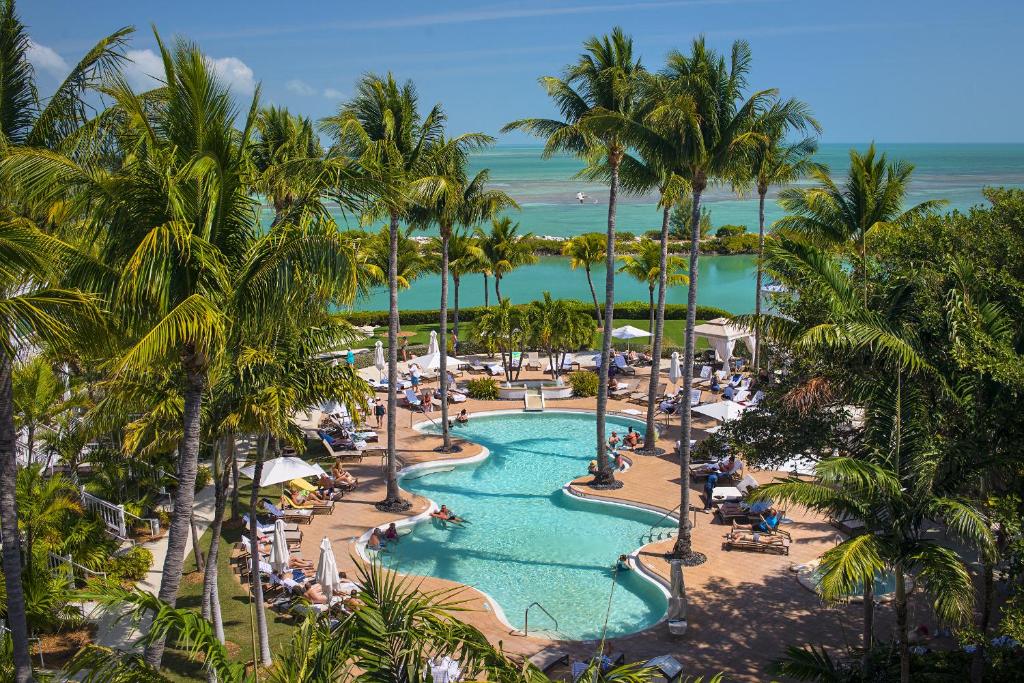 A view of the pool at Hawks Cay Resort or nearby