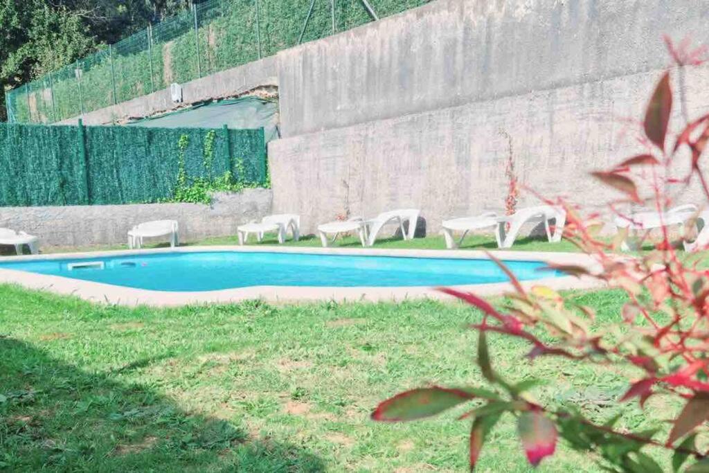 Bazén v ubytování Villa Lucerna nebo v jeho okolí