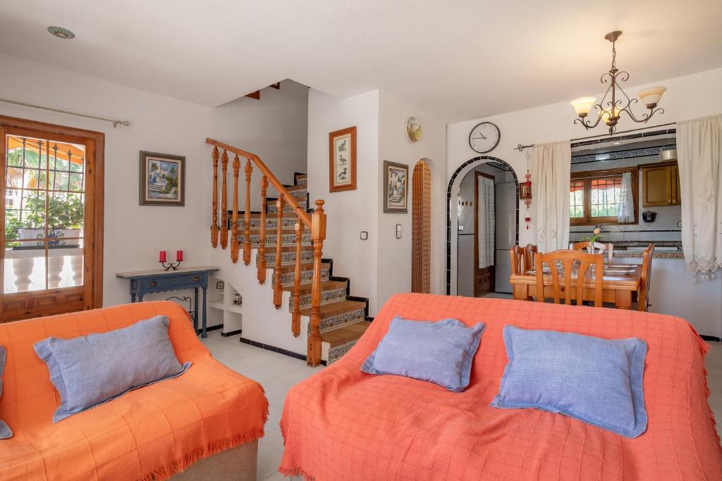 Posezení v ubytování Casa Pista