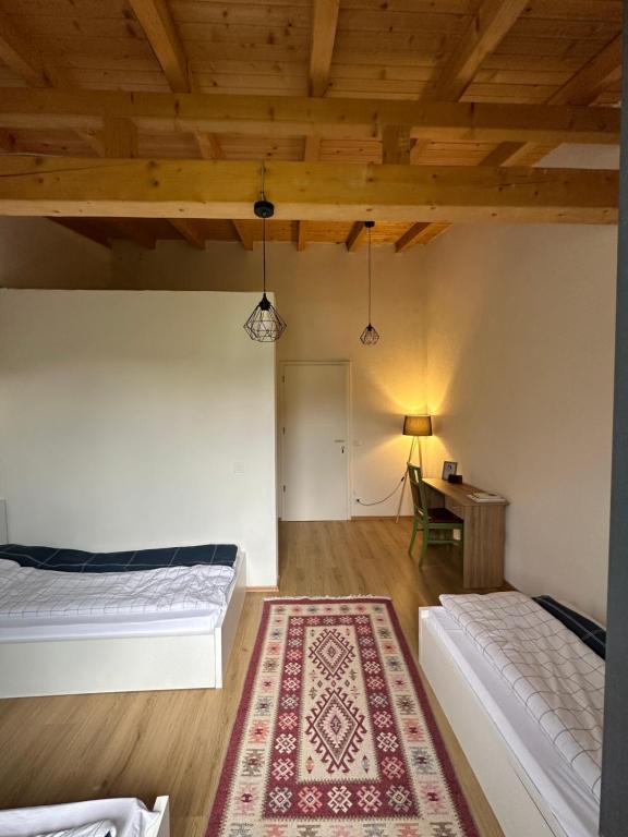 Postel nebo postele na pokoji v ubytování Bora