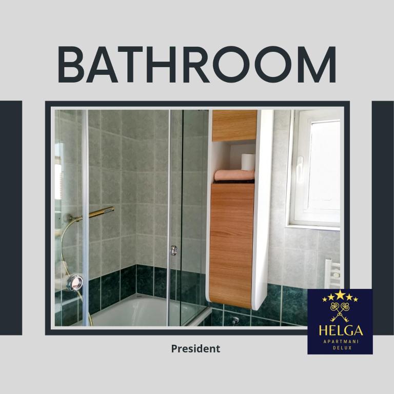Baðherbergi á HELGA apartmani BOSS i PRESIDENT