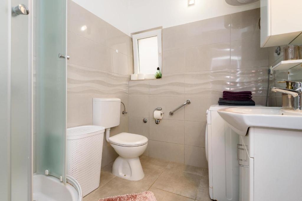 Koupelna v ubytování Apartman Stela