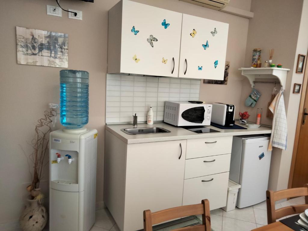 Kuchyňa alebo kuchynka v ubytovaní B&b Bagheria