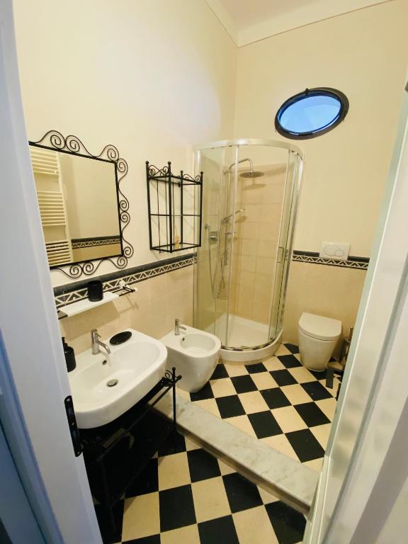 Kúpeľňa v ubytovaní Blom apartments