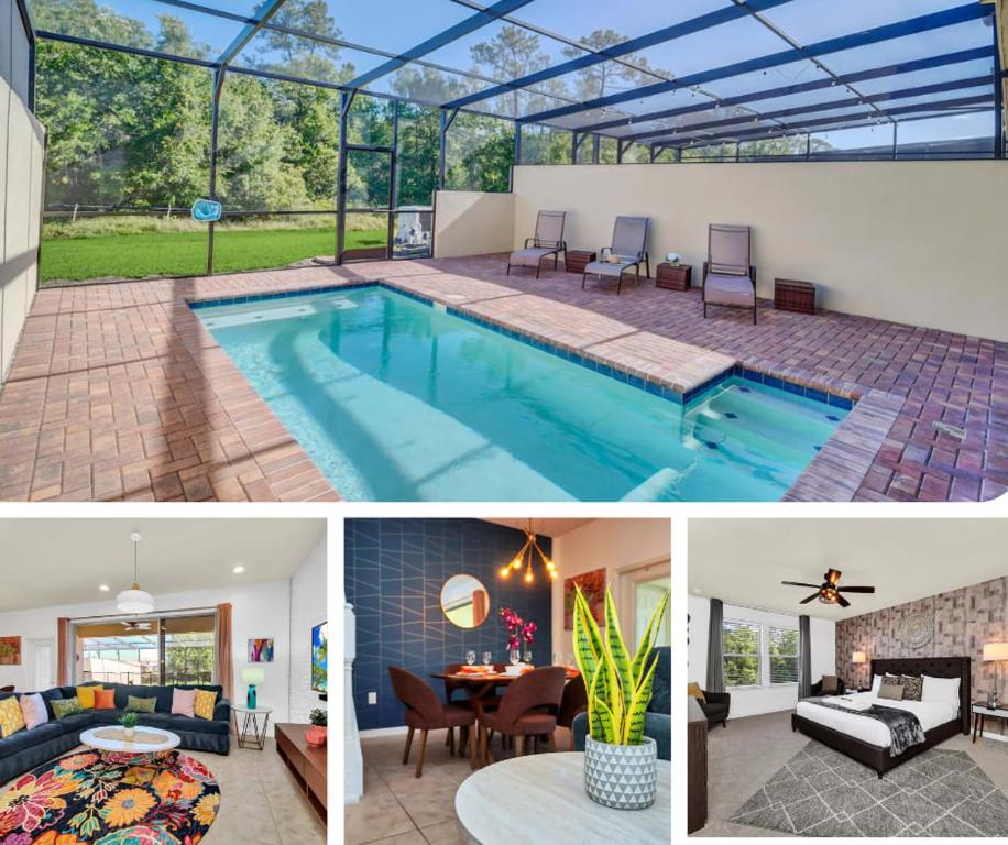 Lake View Luxury Villa with Marvel and Nemo Themed Rooms, Kissimmee