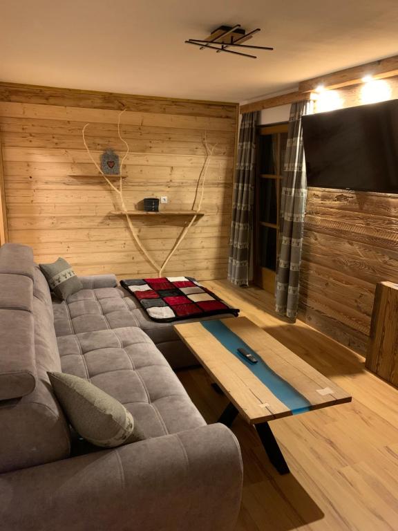 Posezení v ubytování Appartement Buchwald