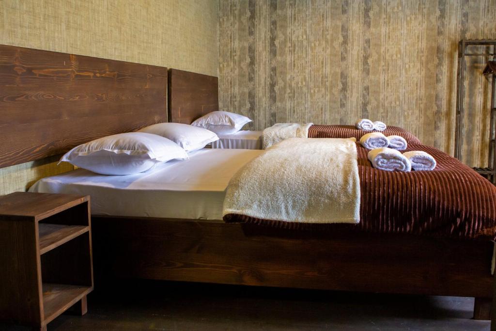 Postel nebo postele na pokoji v ubytování Hotel Eden