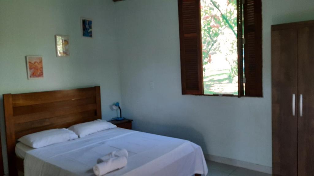 Postel nebo postele na pokoji v ubytování Rancho Ecologico Oasis de Luz