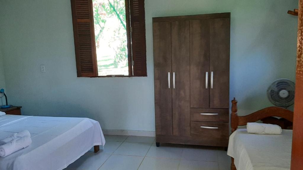 Postel nebo postele na pokoji v ubytování Rancho Ecologico Oasis de Luz