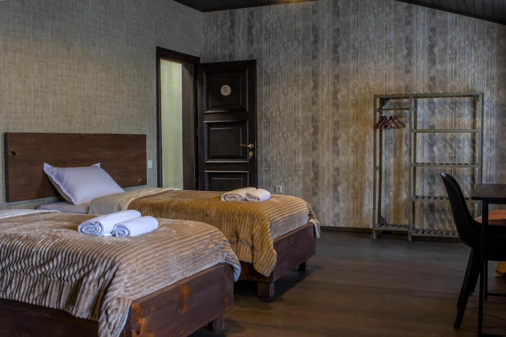 Postel nebo postele na pokoji v ubytování Hotel Eden