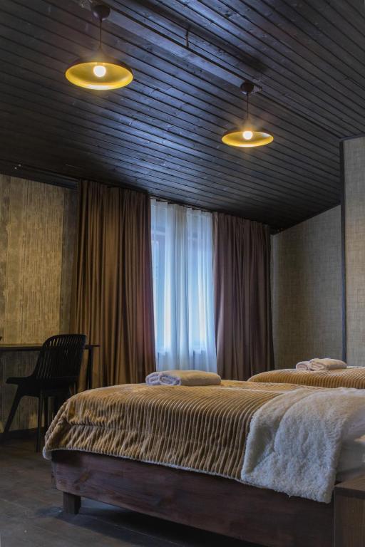 Postel nebo postele na pokoji v ubytování Hotel Eden