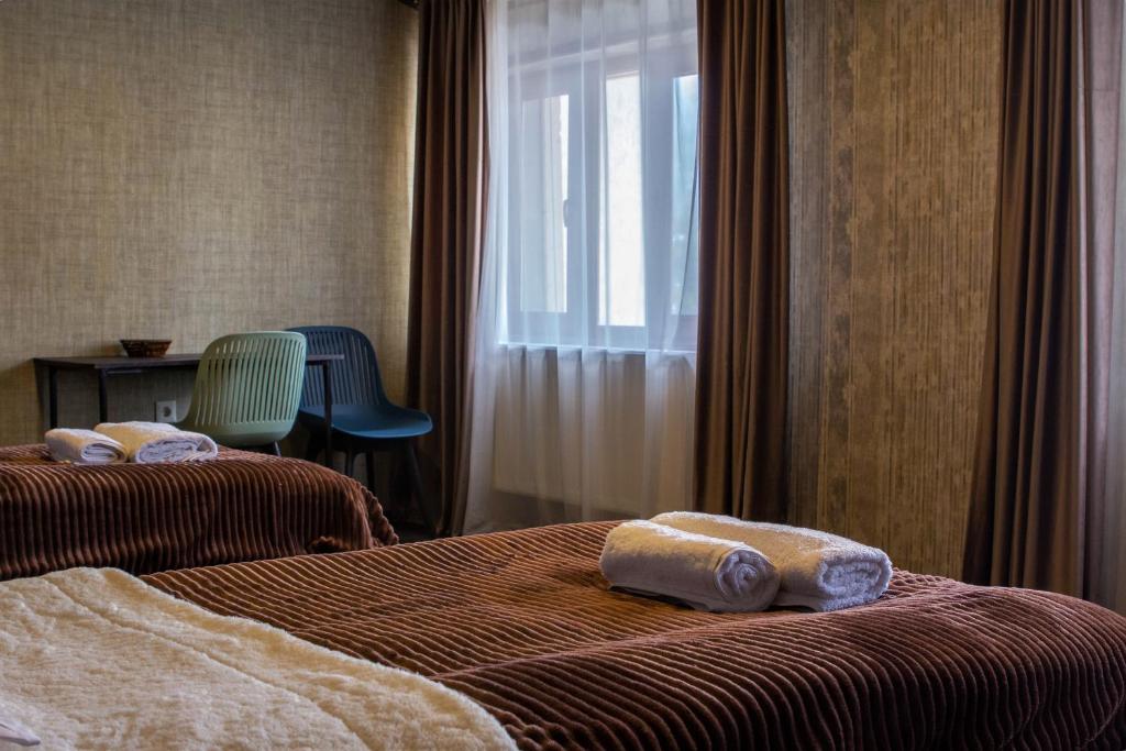Postel nebo postele na pokoji v ubytování Hotel Eden