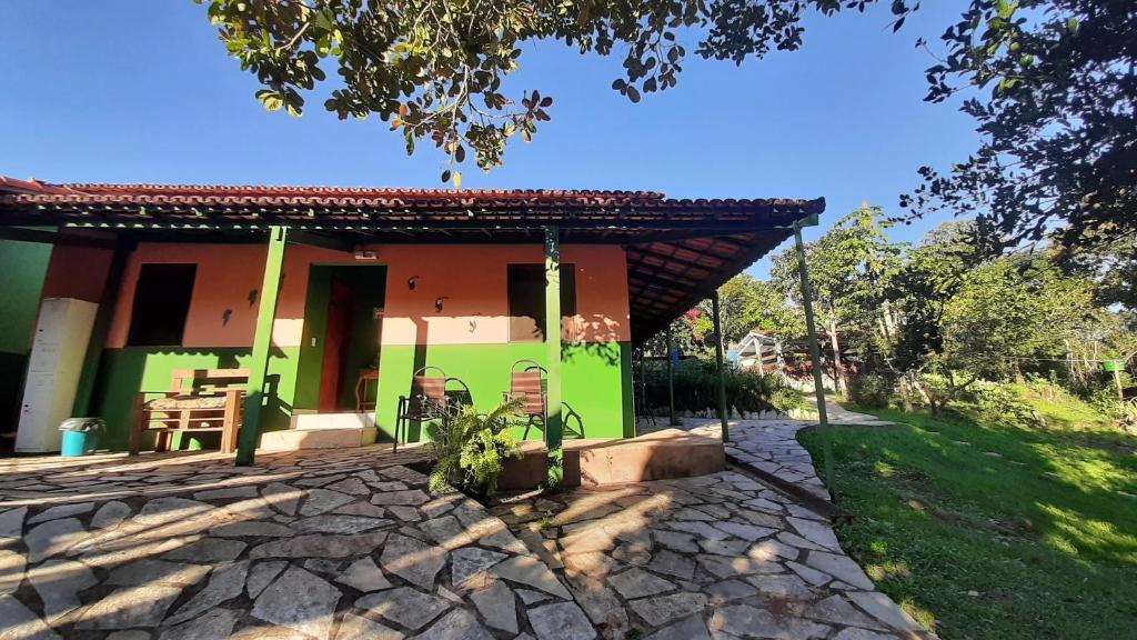 Zahrada ubytování Rancho Ecologico Oasis de Luz