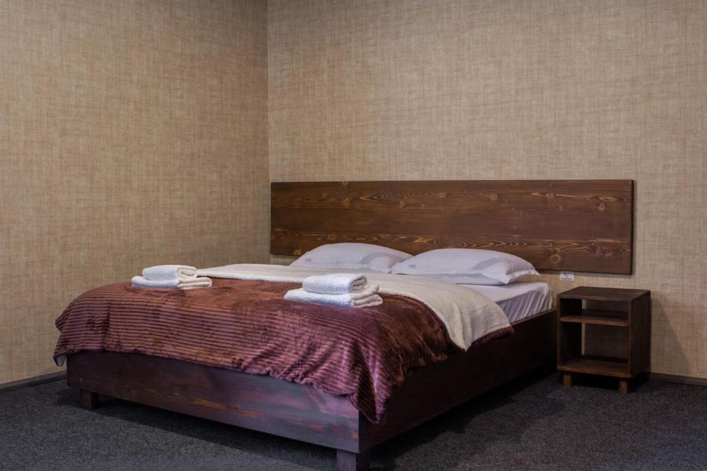 Postel nebo postele na pokoji v ubytování Hotel Eden