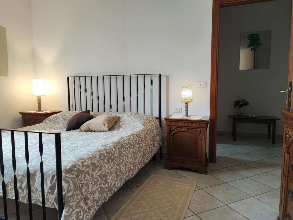 Postel nebo postele na pokoji v ubytování CasaAnna