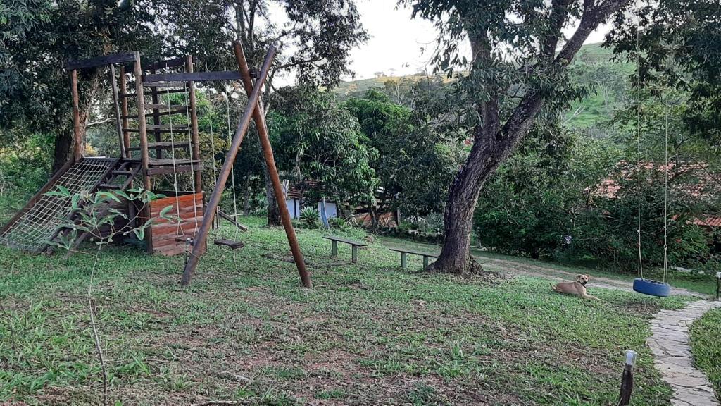 Zahrada ubytování Rancho Ecologico Oasis de Luz