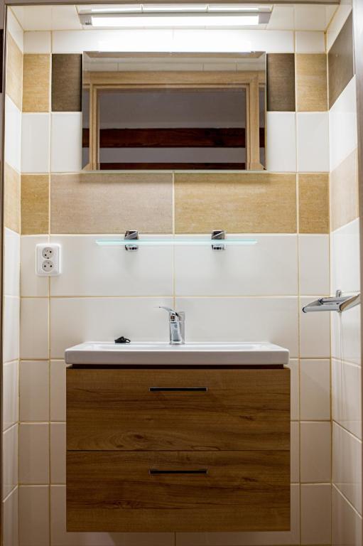 Koupelna v ubytování Apartmán Pod Zámkem
