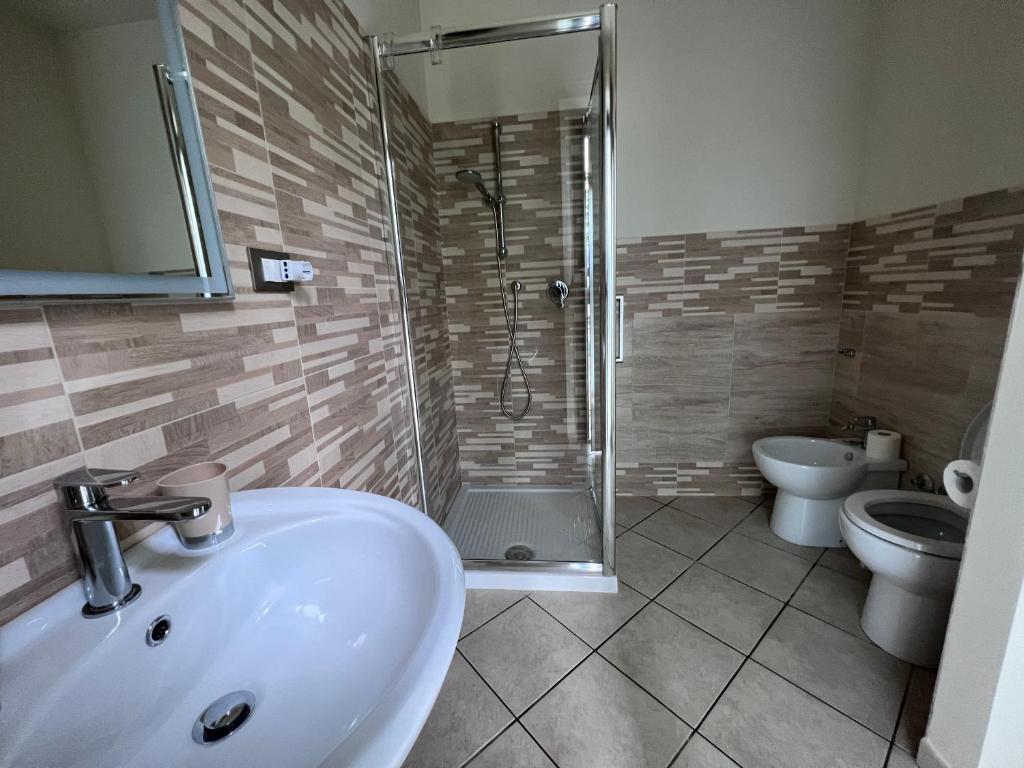 Koupelna v ubytování b&b DOREMI