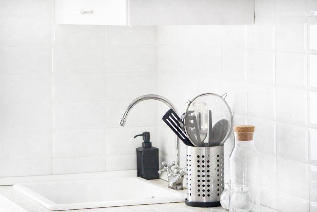 Príslušenstvo na prípravu kávy alebo čaju v ubytovaní Apartamento Piletas