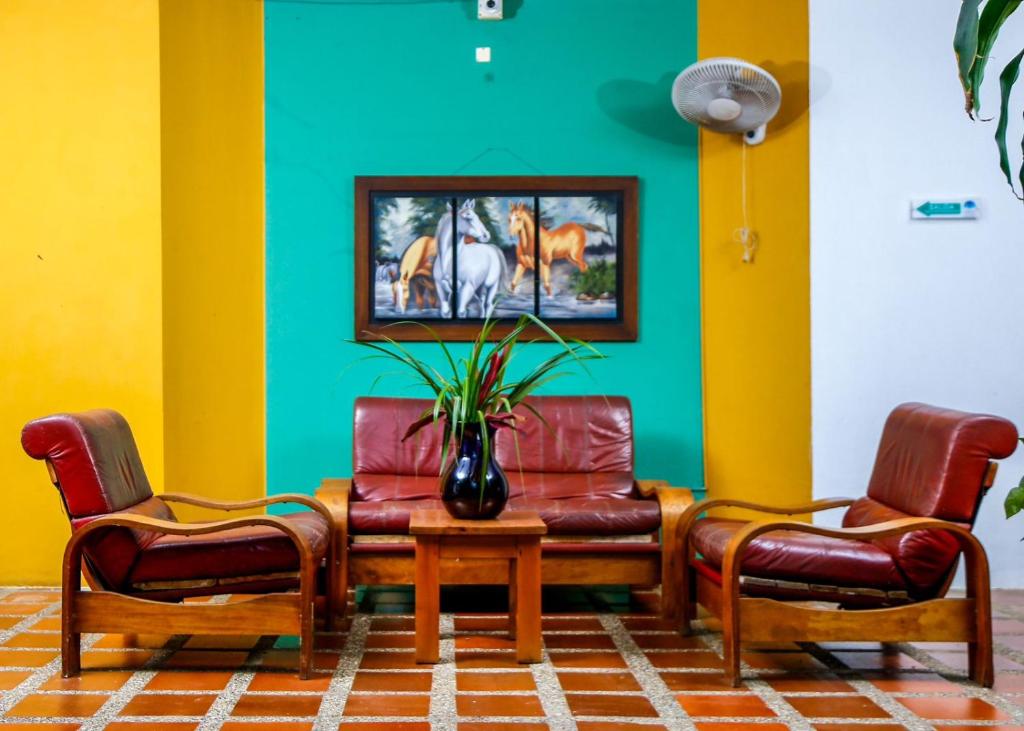 Posezení v ubytování Hotel y Restaurante Mesón del Gitano