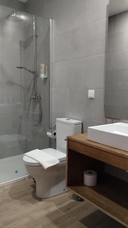 Koupelna v ubytování Quinta do Oratório Agroturismo