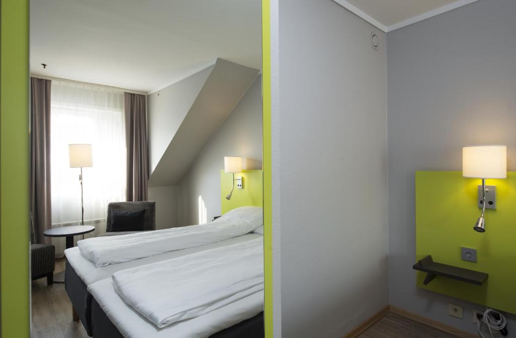 Postel nebo postele na pokoji v ubytování Thon Hotel Hallingdal