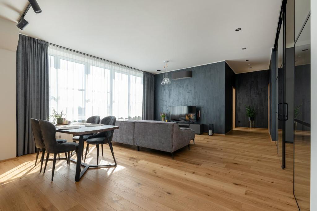 Posezení v ubytování Sauna Apartment Tamula