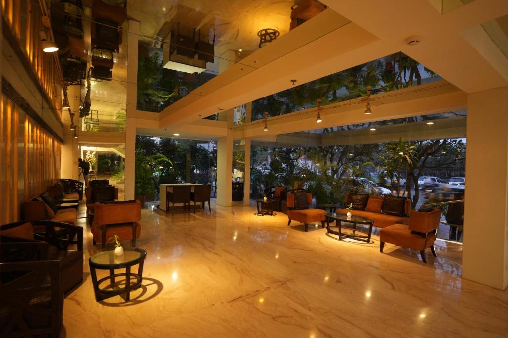Posezení v ubytování Hotel Hardeo
