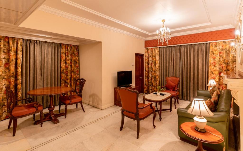 TV a/nebo společenská místnost v ubytování Hotel Hardeo