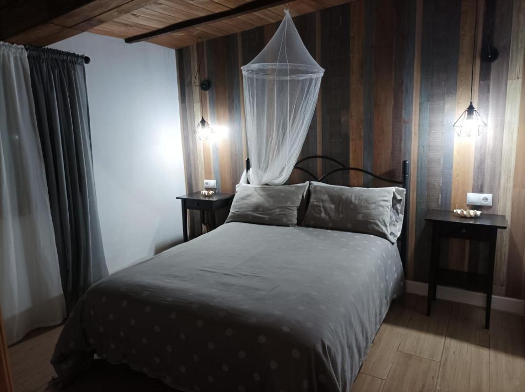 Posteľ alebo postele v izbe v ubytovaní Casa Rural La ilusion