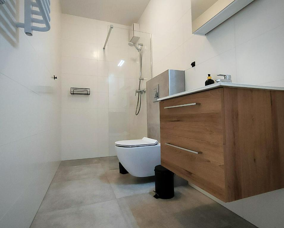 Koupelna v ubytování Hugo Eden Apartments
